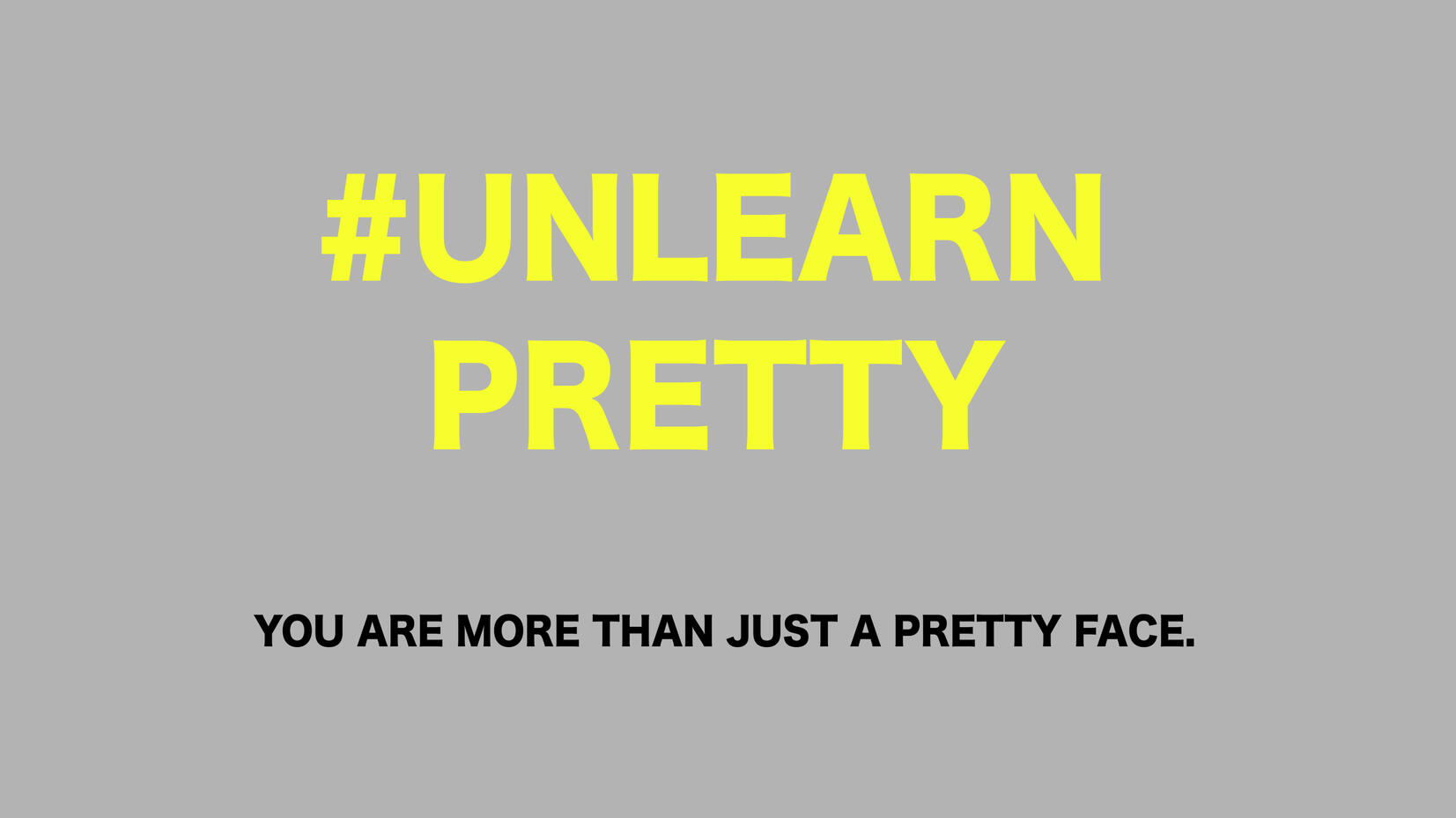#UNLEARN PRETTY - Logo
